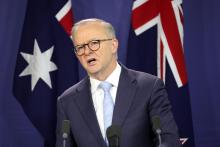 Le premier ministre australien Anthony Albanese à Sydney le 10 juin 2022