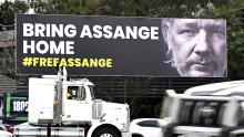 Assange Affiche Australie