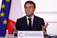 Emmanuel Macron ouvre le 12 décembre 2022 à Paris la deuxième session plénière du Conseil national