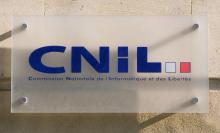 Le Logo de la Cnil (Commission nationale de l'informatique et des libertés). Photo prise le 16