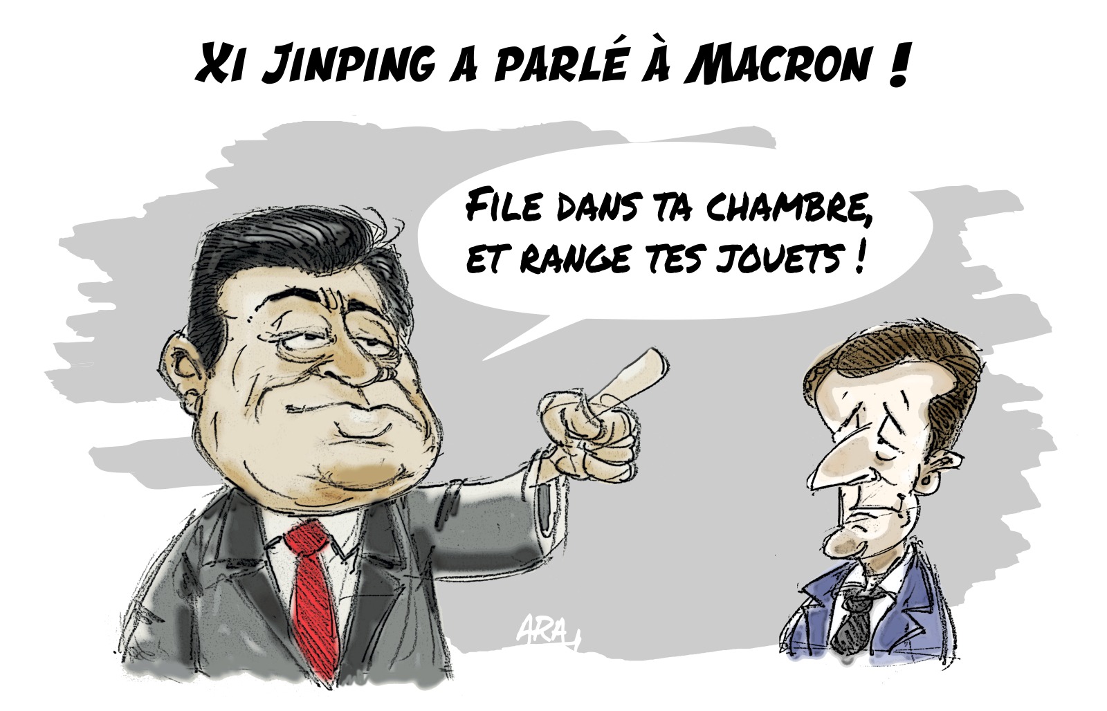ARA - Xi JinPing a parlé à Macron !
