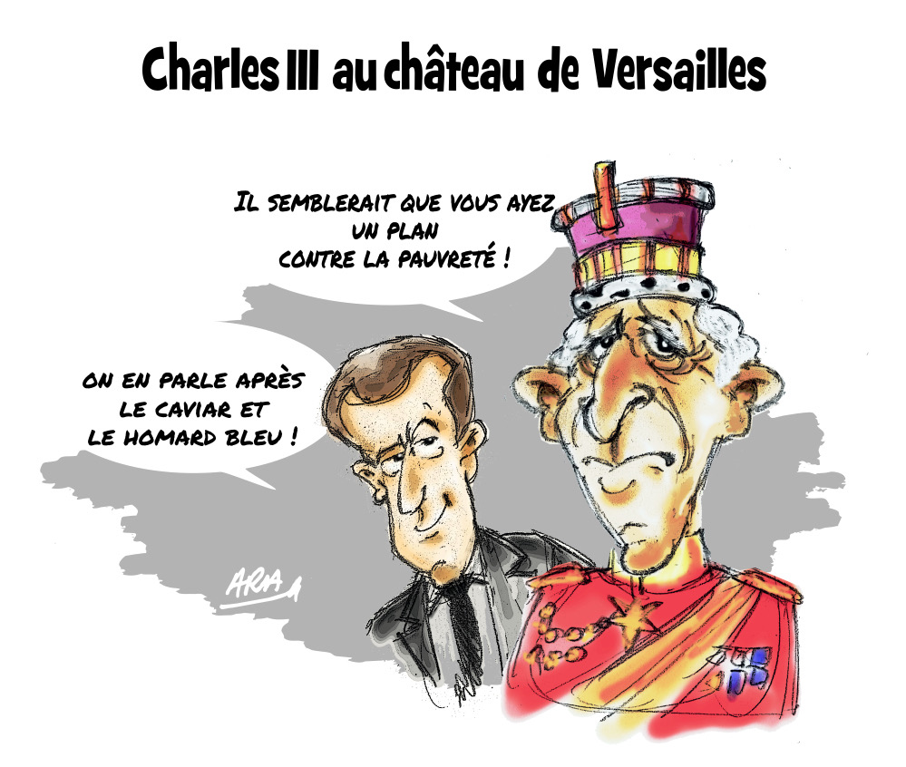 Charles III au château de Versailles