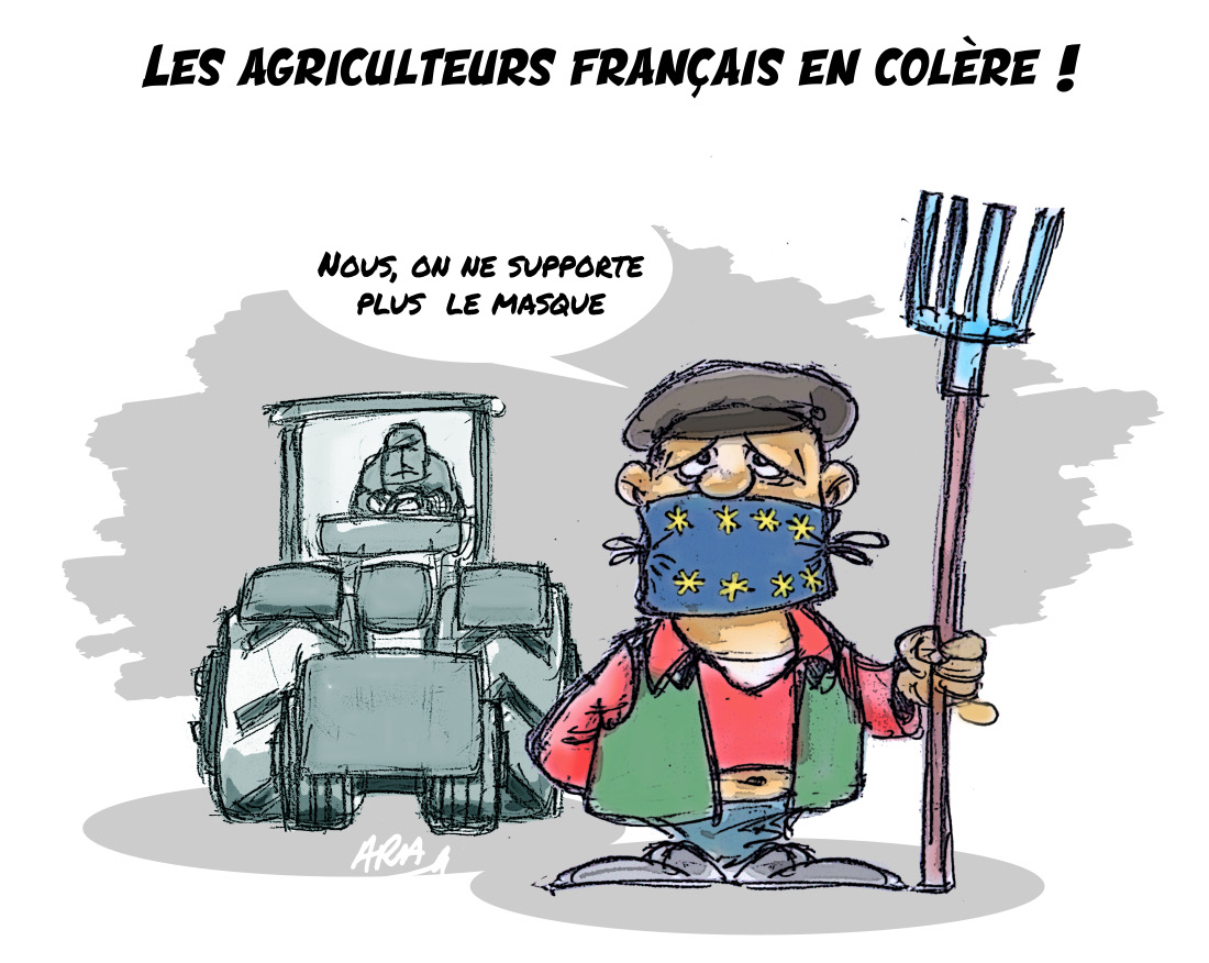 Les agriculteurs français en colère !