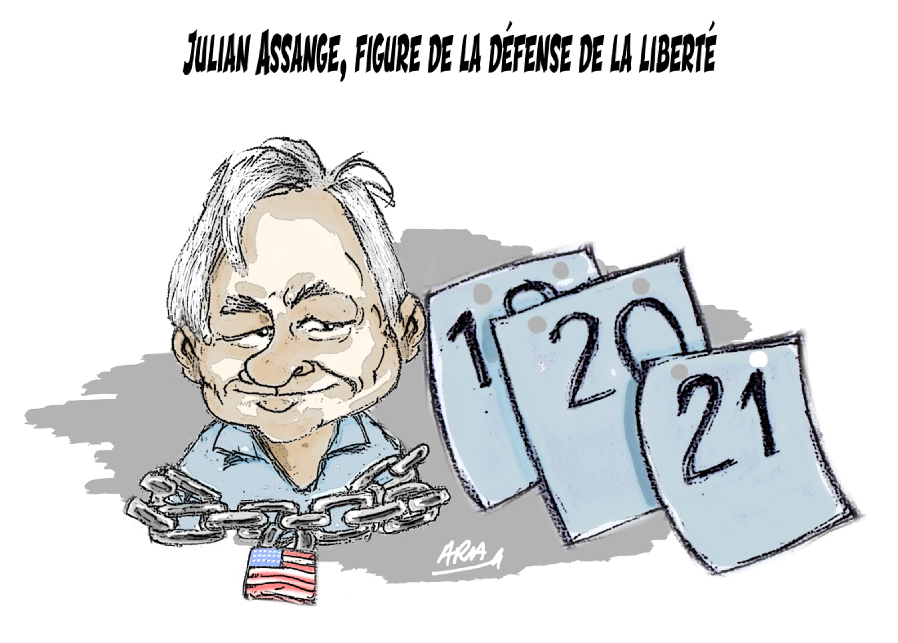 Julian Assange, figure de la défense de la liberté