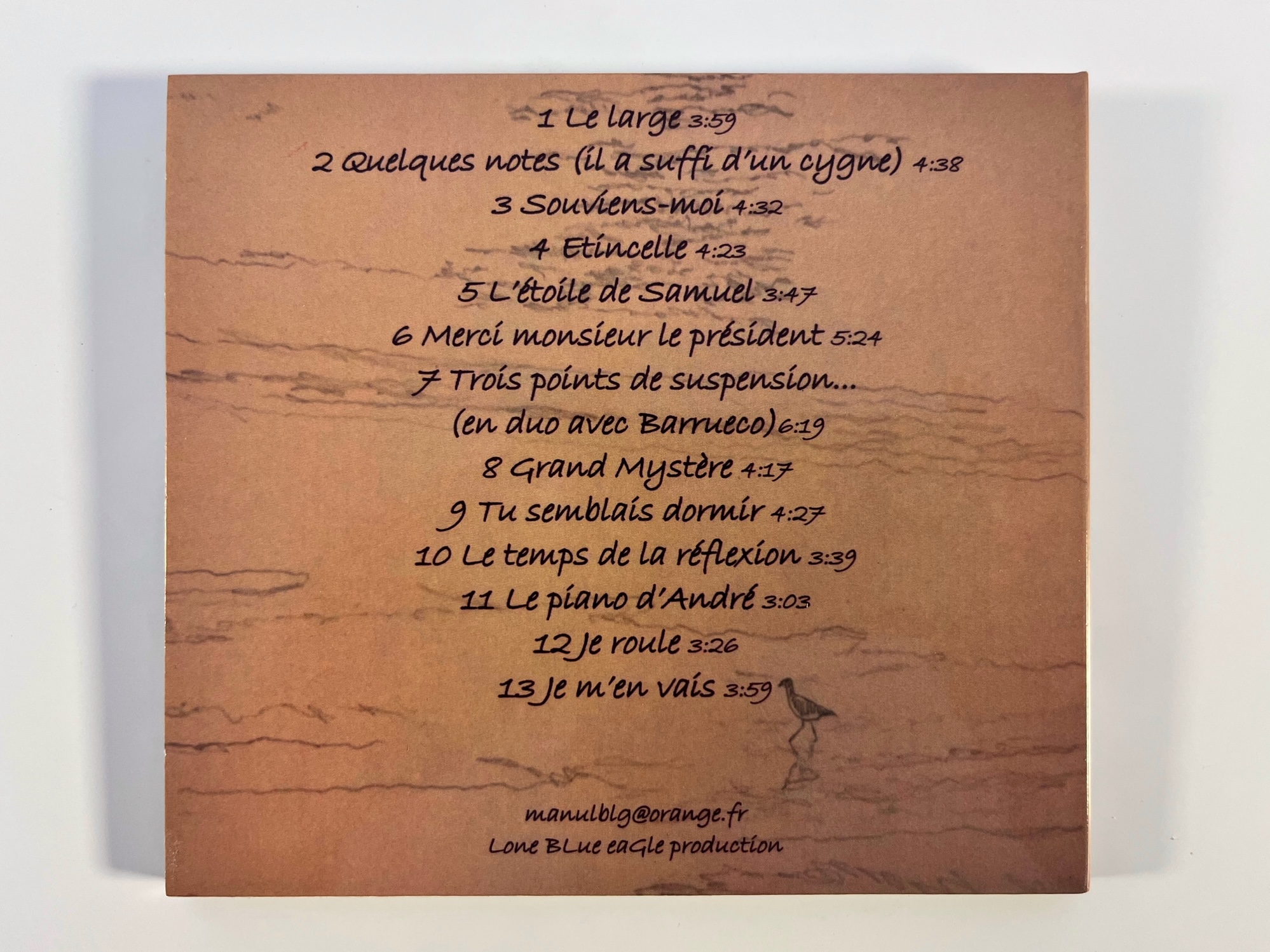"Le large", un album de Manu LBLG