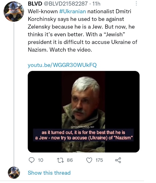Dmytro Korchinsky, nationaliste d'extrême droite