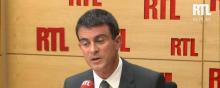 Manuel Valls au micro de RTL.