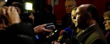 Bernard Cazeneuve s'est rendu dans la soirée à Nantes pour exprimer le soutien du gouvernement aux victimes.