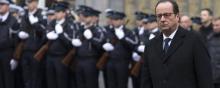 François Hollande hommage policiers tués 13.01.2015