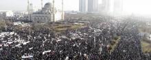 Tchetchenie Grozny Manifestation Anti-Charlie Hebdo