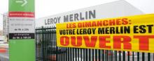 Un magasin Leroy Merlin plaide pour le droit d'ouvrir le dimanche.