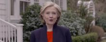 Hilary Clinton dans une vidéo.