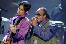 Prince Stevie Wonder concert