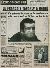 Une FranceSoir 20.06.1964 Tabarly Transat