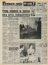 Une FranceSoir 15.06.1958 Emprunt Pinay