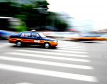 Un taxi à Pékin