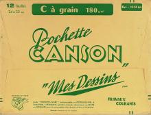 Une pochette Canson des années 1950.