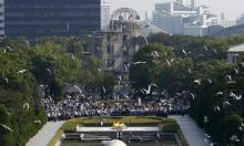 Des milliers personnes se sont rassemblés au Parc de la paix d'Hiroshima pour un hommage aux victimes du bombardement atomique 70 ans après.