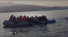 Des migrants sur un bateau.