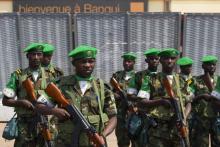 Soldats rwandais Bangui Centrafrique
