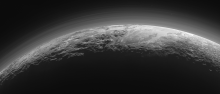 Pluton coucher de soleil