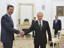 Bachar al-Assad a rencontré Vladimir Poutine à Moscou mardi 20.