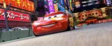 Flash McQueen, héros du film d'animation "Cars".