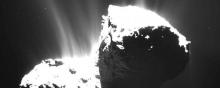 Une photo de la comète "Tchouri" prise le 22 novembre 2014. 