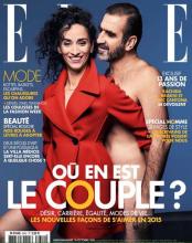 Eric Cantona nu pour le magazine "Elle".