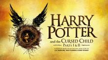 L'affiche de la pièce, "Harry Potter et l'enfant maudit".