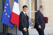 Manuel Valls et Gilles Gateau.
