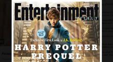 La Une du magazineEntertainment Weekly sur le préquel d'Harry Potter, "Les Animaux fantastiques".