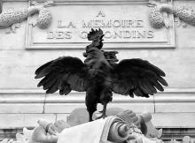 Coq gaulois statue