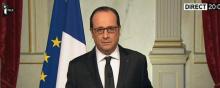 François Hollande s'adresse à la Nation suite à l'attentat contre Charlie Hebdo.