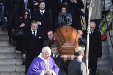 L'enterrement de Michel Delpech.