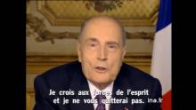 François Mitterrand Voeux 31.12.1994 