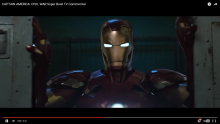 Iron Man dans Captain America: Civil war.