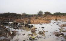 Les lieux du crash d'Air Algerie au Mali