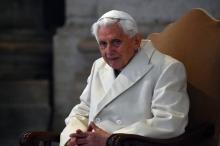 Le pape émérite Benoît XVI.