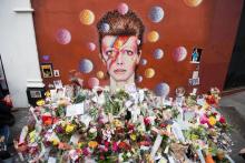 David Bowie Hommage Fleurs Londres