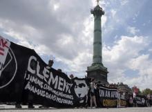 Manifestation hommage Clement Méric