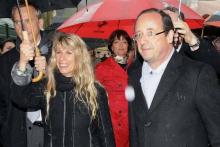 Sophie Dessus et François Hollande.