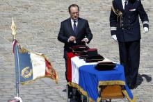 François Hollande hommage soldats Mali 20.04.2016