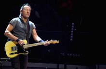  La star du rock Bruce Springsteen.