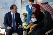 François Hollande liban rencontre réfugiés syriens