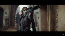Felicity Jones dans Rogue One: A Star Wars Story