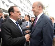 Alain Juppé et François Hollande.