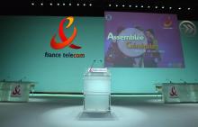 Une assemblée générale de France Telecom 