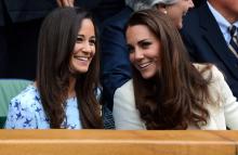 Pippa Middleton et sa soeur Kate Middleton, duchesse de Cambridge et épouse du Prince William.