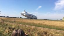 Airlander 10 dirigeable Royaume-Uni crash atterrissage chute